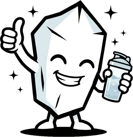 Salty relaxed with one shaker, giving a thumbs up