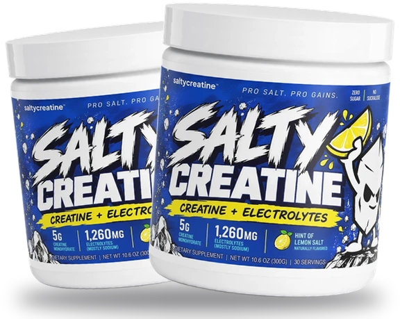 Two tubs of Salty Creatine
