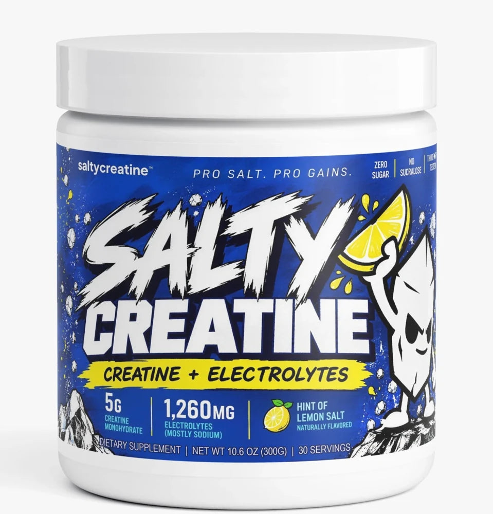 Salty Creatine tub, creatine plus electrolytes